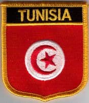 Tunisia Embroidered Flag Patch, style 07.