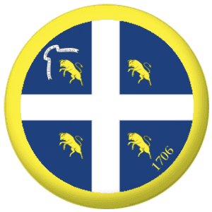 Turin Flag 58mm Button Badge
