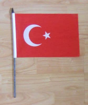 Turkey Country Hand Flag - Medium.