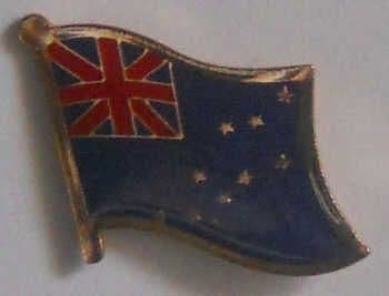 Tuvalu Country Flag Enamel Pin Badge