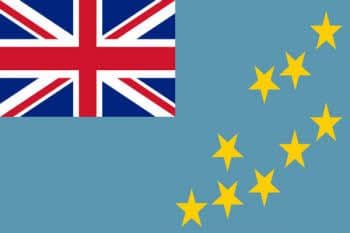 Tuvalu Large Country Flag - 3' x 2'.