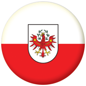 Tyrol Flag 58mm Button Badge