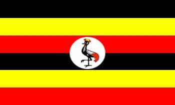 Uganda Large Country Flag - 3' x 2'.