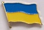 Ukraine Country Flag Enamel Pin Badge