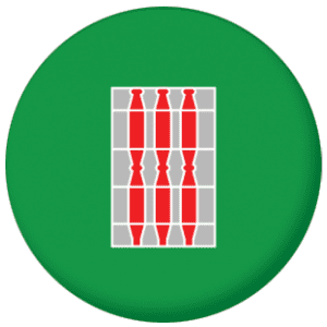 Umbria Flag 58mm Button Badge