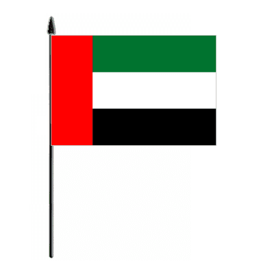 United Arab Emirates Country Hand Flag - Medium.
