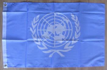 United Nations Large Flag - 3' x 2'.