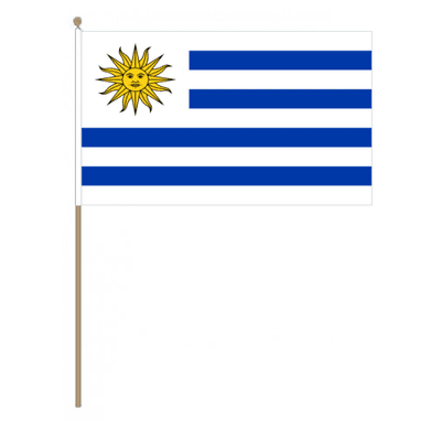 Uruguay Country Hand Flag - Large.