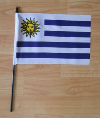 Uruguay Country Hand Flag - Medium.