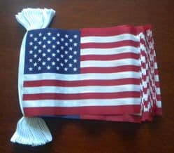 USA Bunting, rectangular, 9 metre.