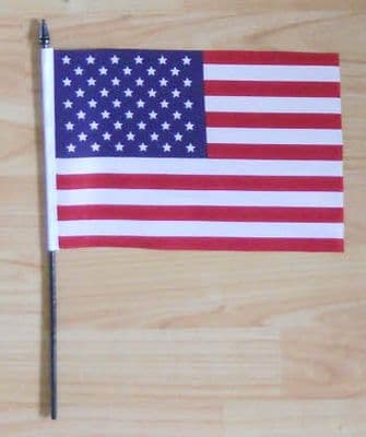 USA Country Hand Flag - Medium.