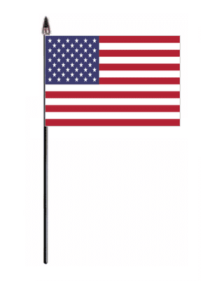 USA Country Hand Flag - Small.
