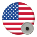 USA State Fridge Magnets - 58mm