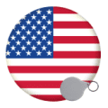 USA State Keyrings - 58mm