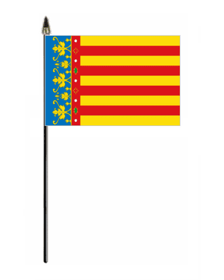 Valencia Hand Flag - Small.
