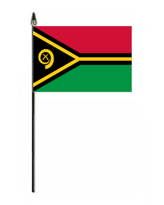 Vanuatu Country Hand Flag - Small.