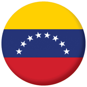 Venezuela Country Flag 25mm Pin Button Badge