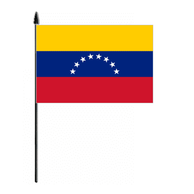 Venezuela Country Hand Flag - Medium.
