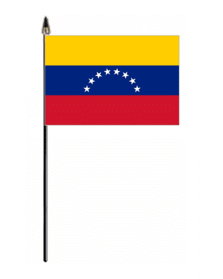 Venezuela Country Hand Flag - Small.