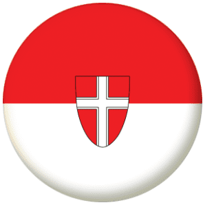 Vienna Flag 58mm Button Badge