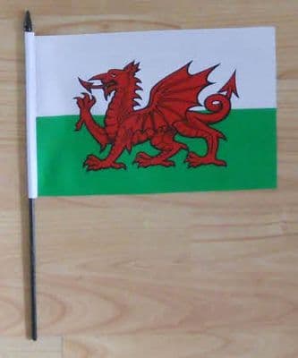 Wales Country Hand Flag - Medium.