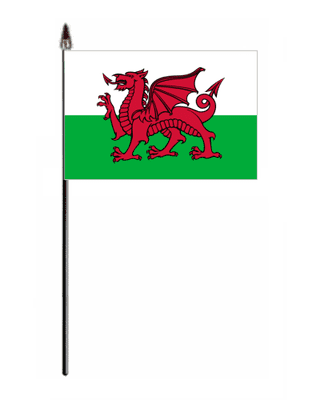 Wales Country Hand Flag - Small.