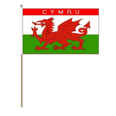 Wales (Cymru) Country Hand Flag - Large
