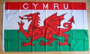Wales (Cymru) Large Flag - 5' x 3'.