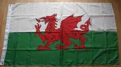 Wales Large Country Flag - 3' x 2'.