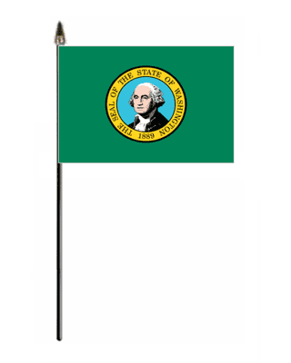 Washington Hand Flag - Small.