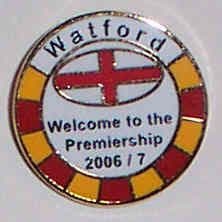 Watford Football Club Enamel Pin Badge 01