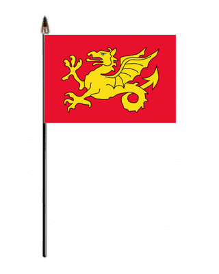 Wessex Hand Flag - Small.