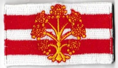 Westmorland Embroidered Flag Patch, style 04