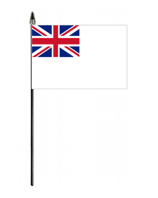 White Ensign Hand Flag - Small.