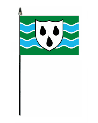 Worcestershire Hand Flag - Small.