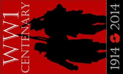 WW1 Centenary Large Flag - 5' x 3'.