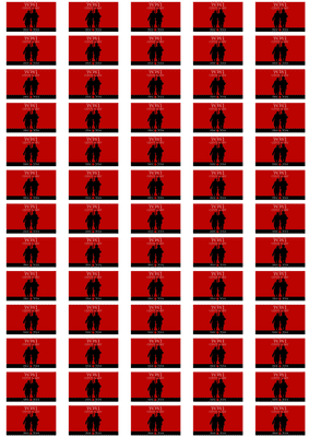 WW1 Centenary Stickers - 65 per sheet