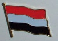 Yemen Country Flag Enamel Pin Badge