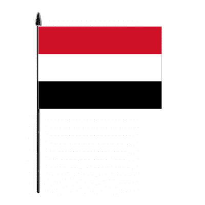 Yemen Country Hand Flag - Medium.