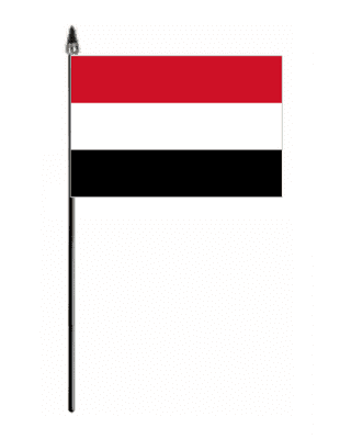 Yemen Country Hand Flag - Small.