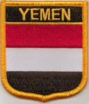 Yemen Embroidered Flag Patch, style 07.