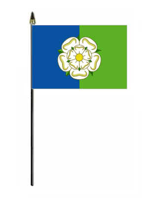 Yorkshire East Riding Hand Flag - Small