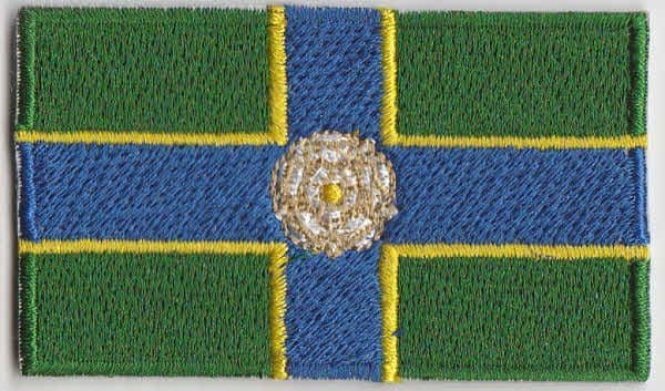 Yorkshire North Riding Embroidered Flag Patch style 04