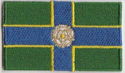 Yorkshire North Riding Embroidered Flag Patch, style 04