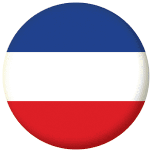 Yugoslavia 1918-1941 Country Flag 58mm Keyring