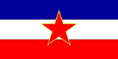 Yugoslavia Star Large Country Flag - 5' x 3'
