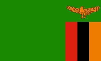 Zambia Large Country Flag - 3' x 2'.