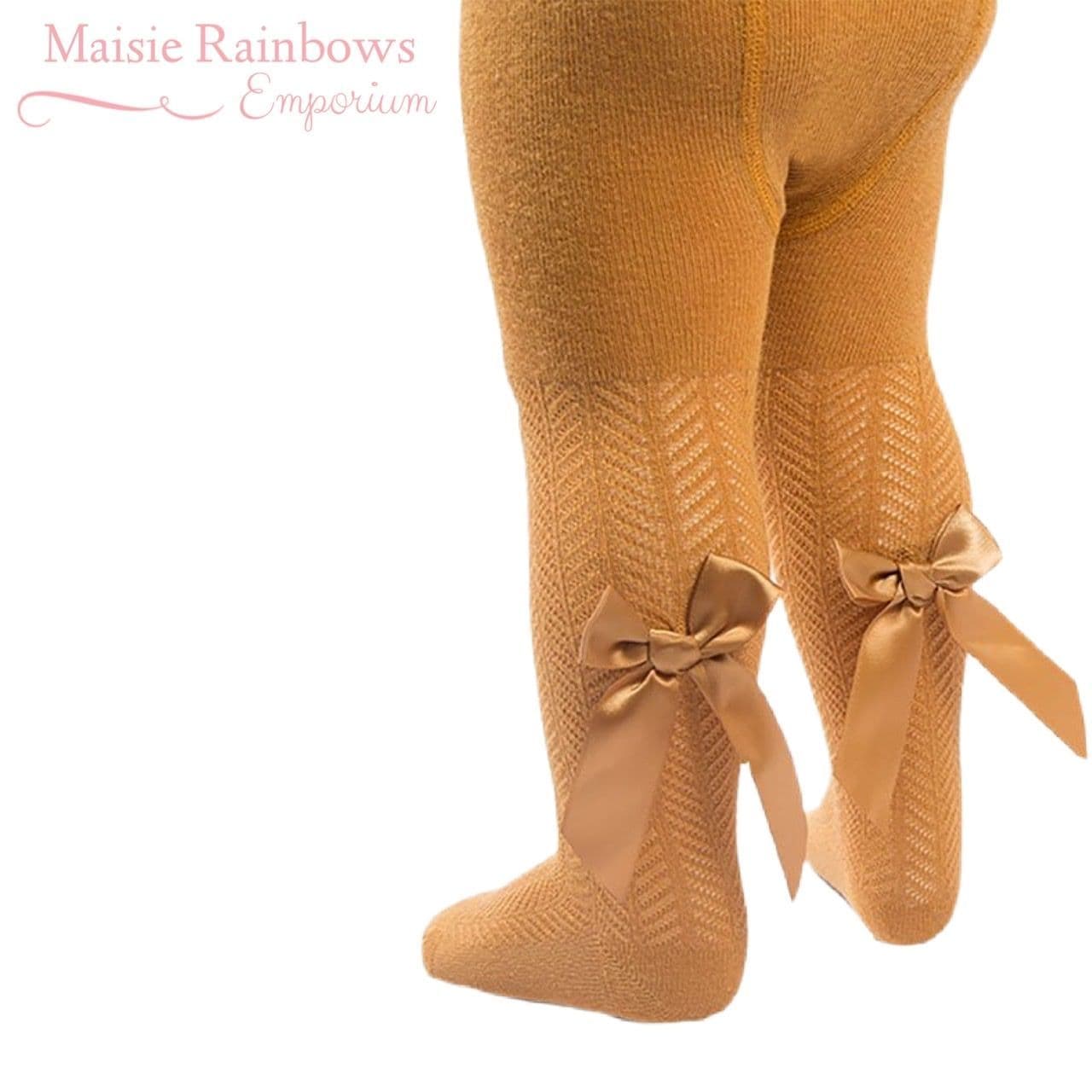 Mustard colour baby tights best sale