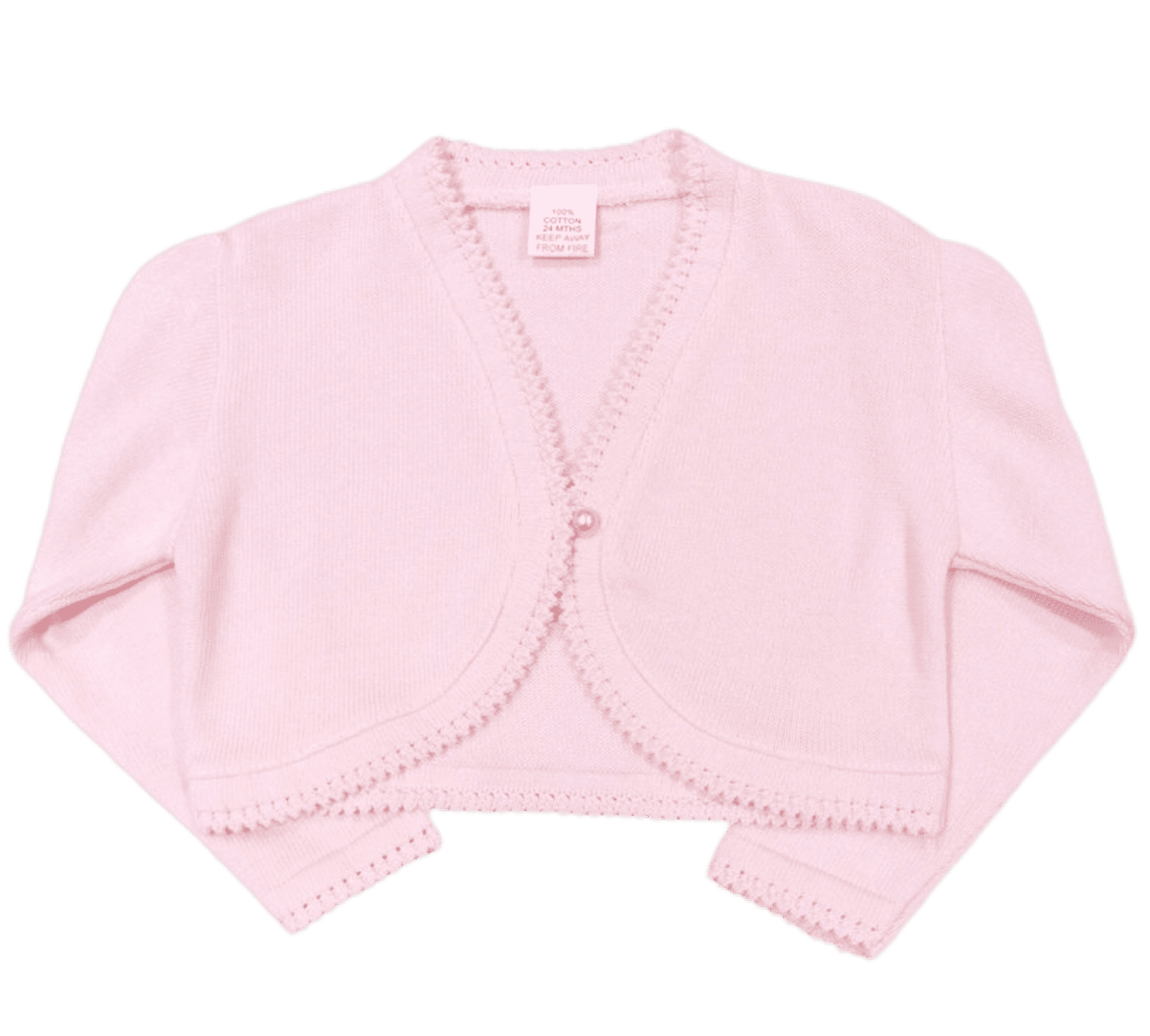 Dusky pink 2025 bolero jacket