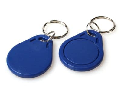 Tear Shape Keyfobs Blue (Mifare 1k